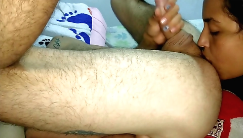 Bitch in hot shorts and a sexy ass is railed in this video