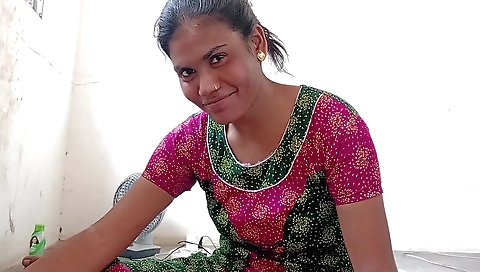 Indian chick with hairy pussy has a deepthroat pov scene