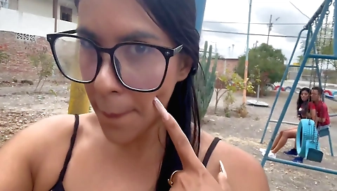 Hot brunette stepmother enjoys stepdaughter's pussy