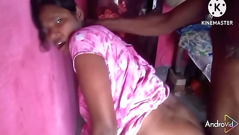 Indian stepsister-inlaw hits her stepsister's asshole