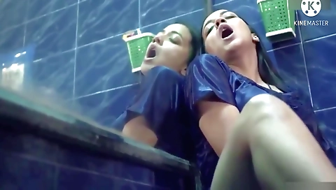 Indian amateur with small boobs fingers pussy and moans