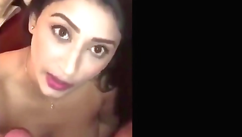 Indian teen brunette babe gets fucked by an indian man