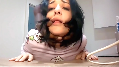 Teen babe with a small hole in her ass is going to get a blow job