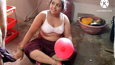 Indian brunette hibhi faking a fuck with a neighbour's boy