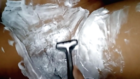 A girl with tight pussy and hairy booty in pov posing