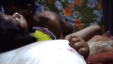 Brunette amateur shows her in red dress naked on web camera